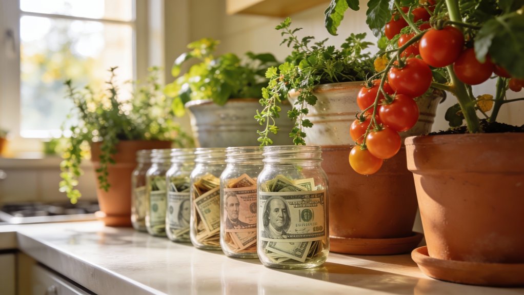 affordable container gardening setup