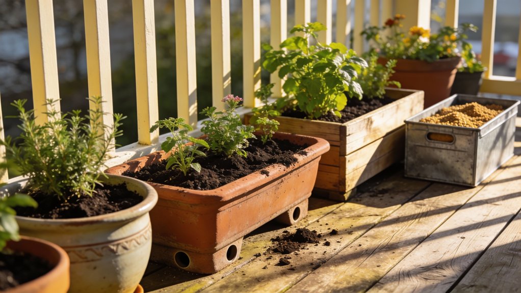 balcony container gardening essentials