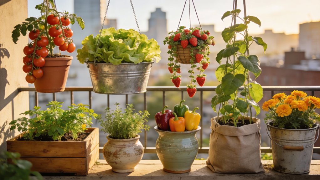 balcony container gardening tips