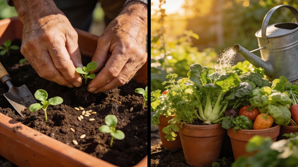 container gardening time breakdown
