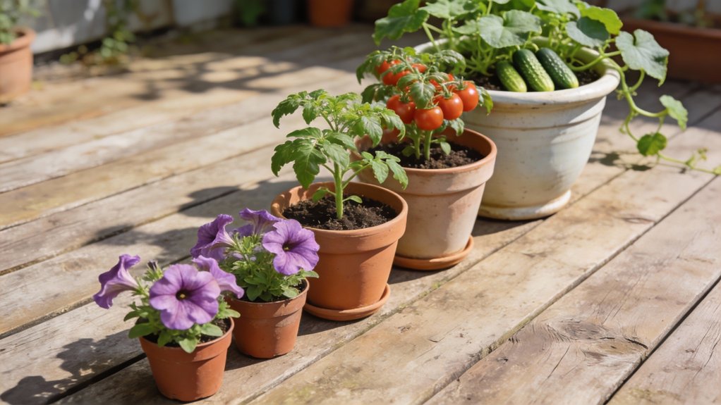 container size for plants