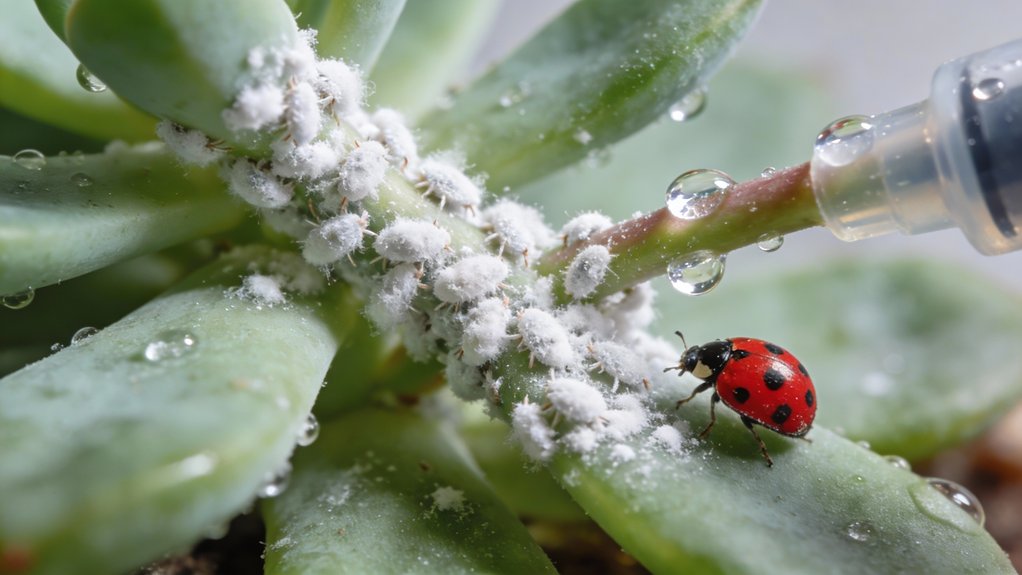 eliminate mealybugs with alcohol