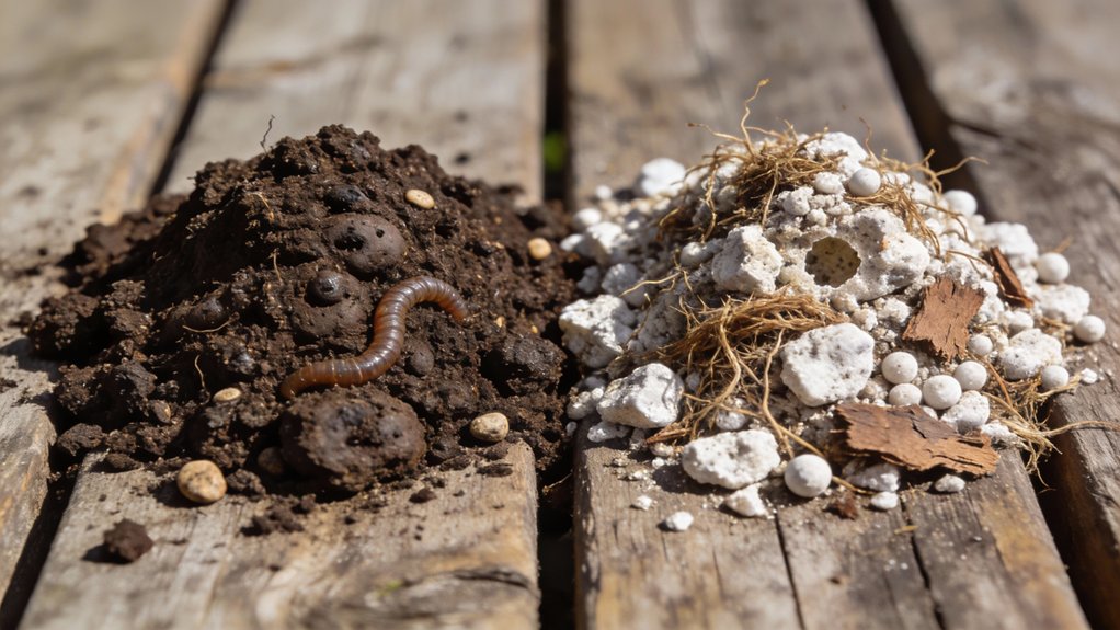 garden soil versus potting mix