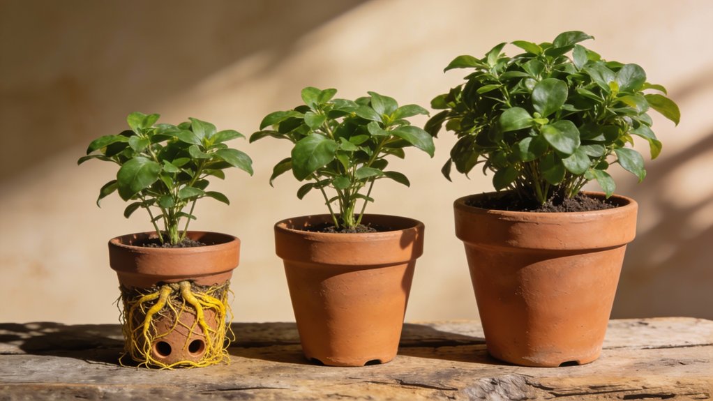 selecting appropriate plant containers