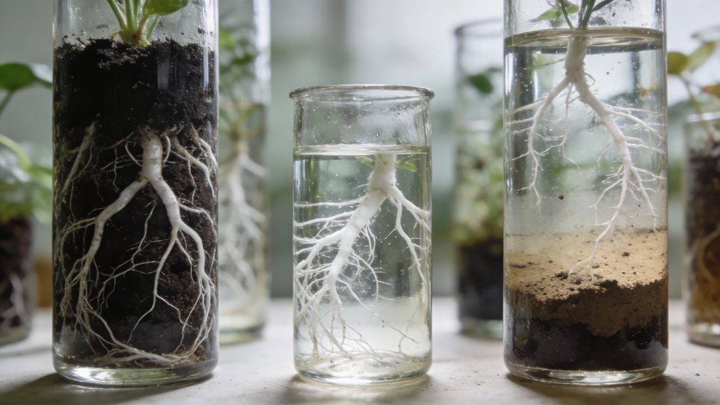 transparent pots for monitoring